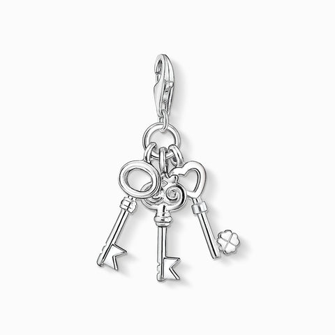 Charm Pendant Silver Keys | Thomas Sabo - Tricia's Gems