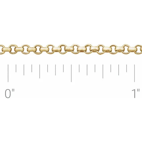 14k Rolo Chain | Permanent Jewelry