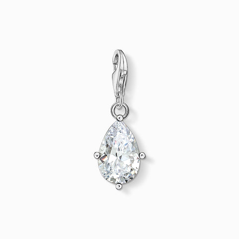 Charm Pendant White Stone Droplet | Thomas Sabo - Tricia's Gems