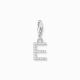 Charm Pendant Letters White Stones Silver | Thomas Sabo - Tricia's Gems