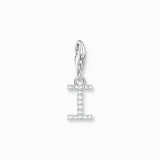 Charm Pendant Letters White Stones Silver | Thomas Sabo - Tricia's Gems