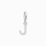 Charm Pendant Letters White Stones Silver | Thomas Sabo - Tricia's Gems