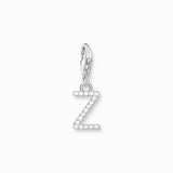 Charm Pendant Letters White Stones Silver | Thomas Sabo - Tricia's Gems