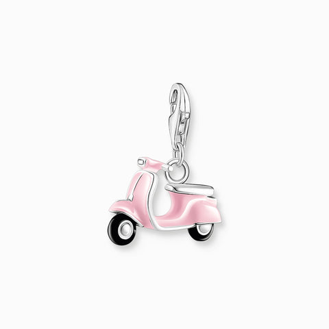 Pink Scooter Charm Pendant Silver | Thomas Sabo - Tricia's Gems