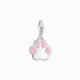 Charm Pendant Pink Paw Silver | Thomas Sabo - Tricia's Gems