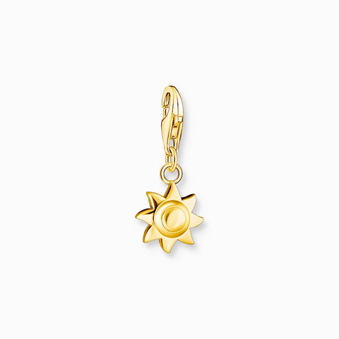 Charm Pendant Sun Gold Plated | Thomas Sabo - Tricia's Gems