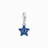 Charm Pendant Star With Sapphire Blue Stone Coloured | Thomas Sabo - Tricia's Gems