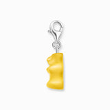 Silver Charm Pendant Goldbears In Yellow | Thomas Sabo