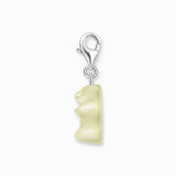 Silver Charm Pendant Goldbears In White | Thomas Sabo