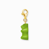 Gold-Plated Charm Pendant Goldbears In Green | Thomas Sabo