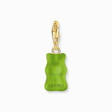 Gold-Plated Charm Pendant Goldbears In Green | Thomas Sabo