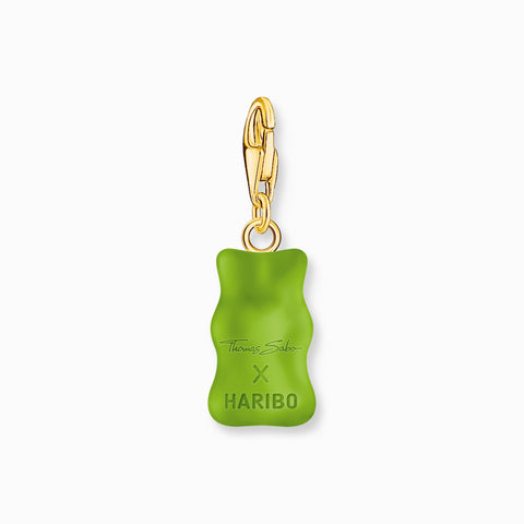 Gold-Plated Charm Pendant Goldbears In Green | Thomas Sabo