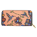 John Rombough Hummingbird Zip-Around Wallet - Tricia's Gems