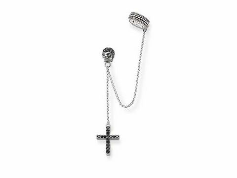 Ear Clip Skull and Hanging Cross | Thomas Sabo - Tricia's Gems