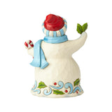 Pint Size Snowman with Candy Figurine | Jim Shore Heartwood Creek - Tricia's Gems