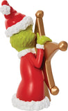 Department 56 Dr. Seuss Grinch Hiding Behind Star Sculpted Christmas Tree Topper