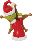 Department 56 Dr. Seuss Grinch Hiding Behind Star Sculpted Christmas Tree Topper