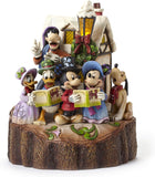 Disney Traditions by Jim Shore Mickey and Friends Caroling Light-Up Stone Resin Figurine