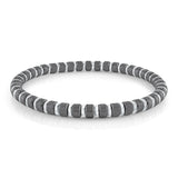 Stainless Steel Satin Beads Bracelets | Italgem Steel - Tricia's Gems