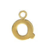 Letter Charms For Permanent Bracelets 14kt Gold Filled - Tricia's Gems