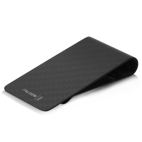 XL Carbon Fibre Money Clip | Italgem Steel