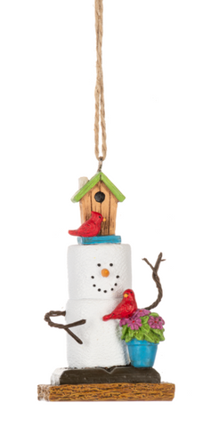 S'mores withe Birdhouse Ornament