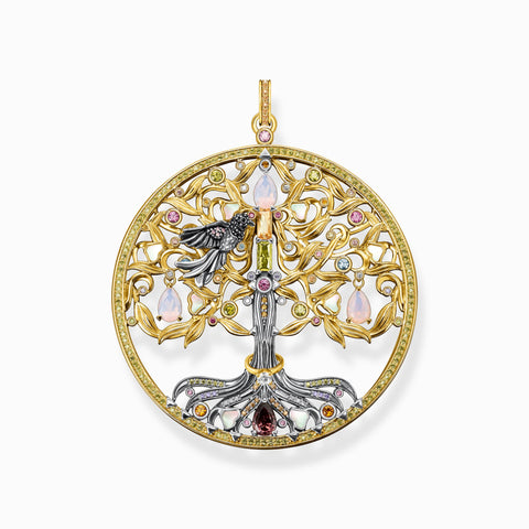 Pendant Tree of Love Gold - Raven