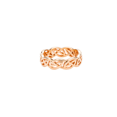 14k Rose Gold Eternity Knot 'Lomond' Ring | Keith Jack