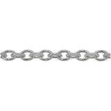 Cable Link Chain Rhodium Plated - Tricia's Gems