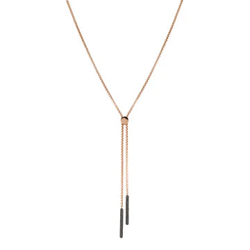 Stardust Lariat Necklace | Italgem Steel