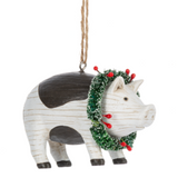 Folk Art Farm Animal Ornaments