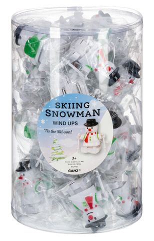 Skiing Snowman Wind Up Toy