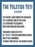 Yuletide Yeti Charms in a Basket