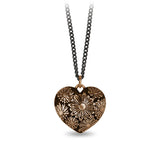 Daisy Large Puffed Heart Talisman | Pyrrha