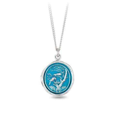 Love Makes A Home Talisman Pendant - Capri Blue | Pyrrha