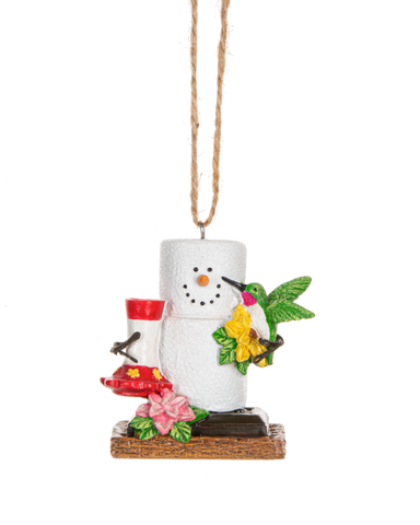 S'mores Hummingbird Ornament