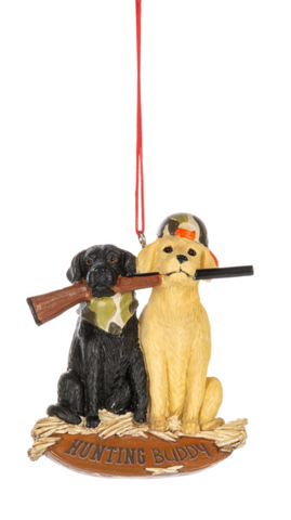 Hunting Buddies Ornament