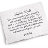 Seek the Light Talisman - Capri Blue | Pyrrha