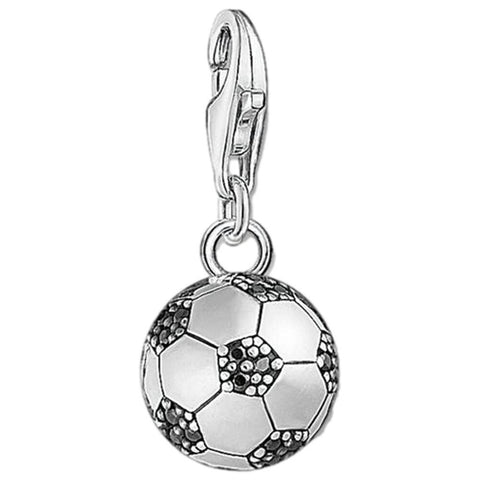 Charm Pendant Soccer Ball Silver | Thomas Sabo - Tricia's Gems