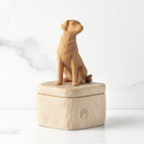 Love My Dog (Golden) Keepsake Box | Willow Tree