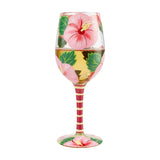 Wine Glass Hibiscus Dreams | Hibiscus - Tricia's Gems