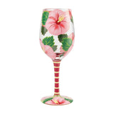 Wine Glass Hibiscus Dreams | Hibiscus - Tricia's Gems