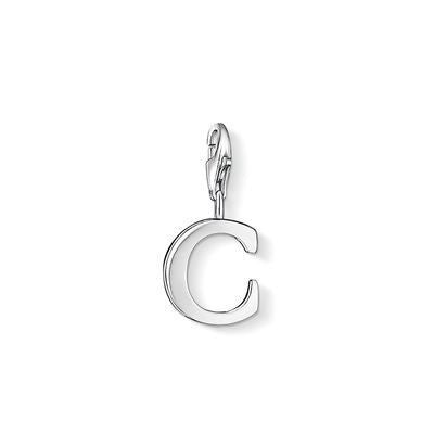 Letter C Silver Charm | Thomas Sabo. - Tricia's Gems