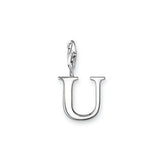 Letter U Silver Charm | Thomas Sabo. - Tricia's Gems