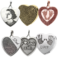 Personalized Heart, Oval, or Double or SingleTeardrop Jewelry - Tricia's Gems