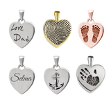 Personalized Petite Heart Jewelry - Tricia's Gems