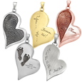 Personalized Heart, Oval, or Double or SingleTeardrop Jewelry - Tricia's Gems