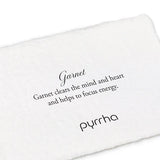 Garnet Faceted Ring | Pyrrha - Tricia's Gems